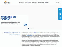 Tablet Screenshot of isgus-security.de